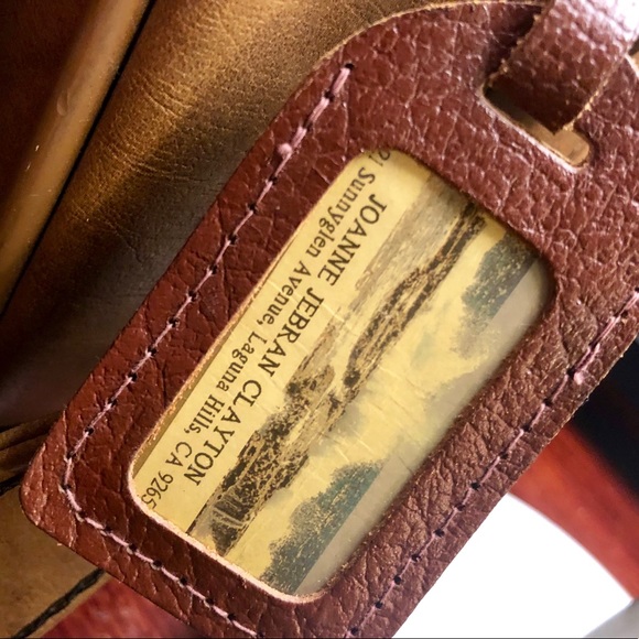 Verdi Bags Verdi Italian Leather Bag Brown Strap Shoulder Bag